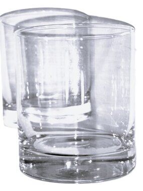 LIBBEY Clear Glass Tumbler Barware Drinkware 12 oz Set of 2